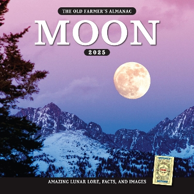 Book cover for The 2025 Old Farmer's Almanac Moon Calendar