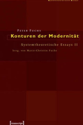 Cover of Konturen Der Modernitat