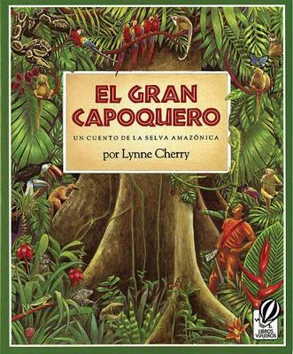 Book cover for El Gran Capoquero (the Great Kapok Tree)