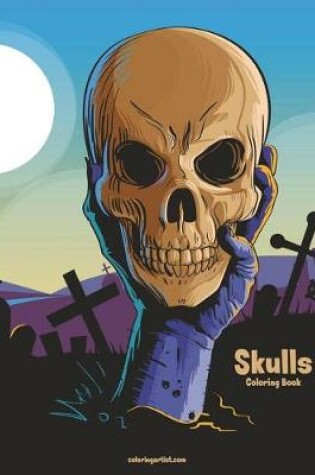 Cover of Skulls Coloring Book 1