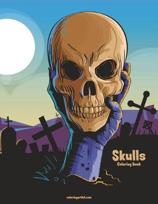 Book cover for Skulls Coloring Book 1