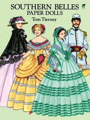 Book cover for Southern Belles Paper Dolls in Full Colour