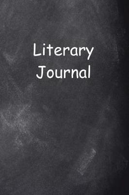 Book cover for Literary Journal Chalkboard Design