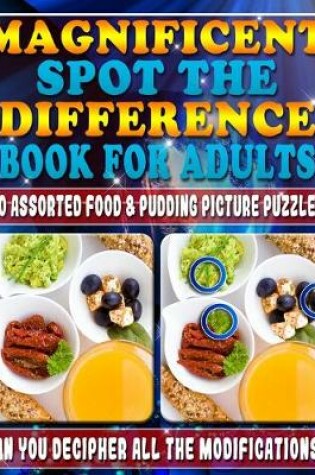 Cover of Magnificent Spot the Difference Book for Adults