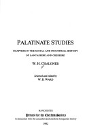 Cover of Palatine Studies