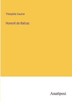 Book cover for Honoré de Balzac