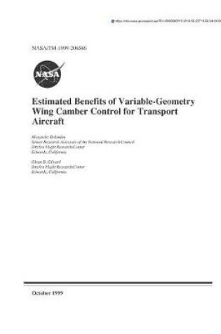 Cover of Estimated Benefits of Variable-Geometry Wing Camber Control for Transport Aircraft