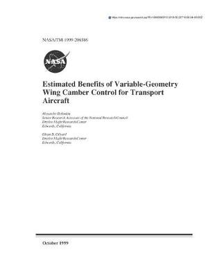 Book cover for Estimated Benefits of Variable-Geometry Wing Camber Control for Transport Aircraft