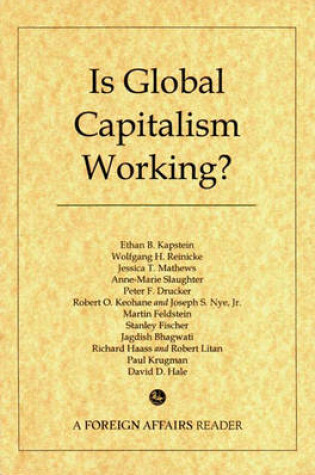 Cover of Is Global Capitalism Working?