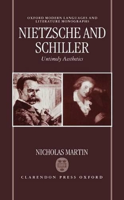 Book cover for Nietzsche and Schiller: Untimely Aesthetics