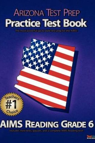 Cover of Arizona Test Prep Practice Test Book Aims Reading Grade 6