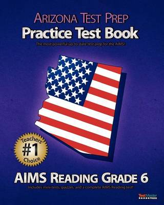 Book cover for Arizona Test Prep Practice Test Book Aims Reading Grade 6