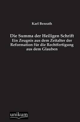Book cover for Die Summa Der Heiligen Schrift