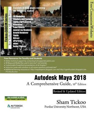 Book cover for Autodesk Maya 2018