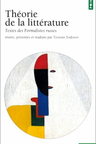 Cover of Th'orie de La Litt'rature. Textes Des Formalistes Russes