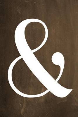 Cover of Chalkboard Journal - Ampersand (Brown)