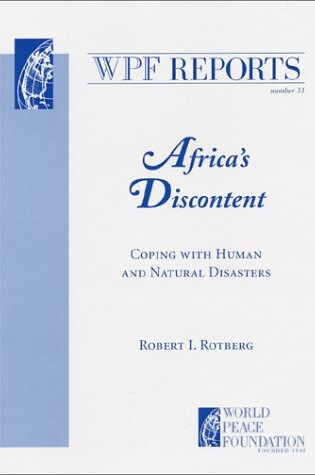 Cover of Africa's Discontent