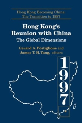 Book cover for Hong Kong's Reunion with China: The Global Dimensions