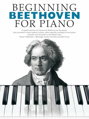 Book cover for Beginning Beethoven For Piano