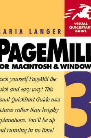 Cover of PageMill 3 for Macintosh and  Windows