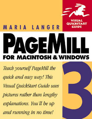 Book cover for PageMill 3 for Macintosh and  Windows