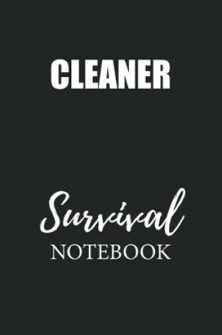 Cover of Cleaner Survival Notebook