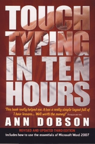 Cover of Touch Typing In Ten Hours, 3rd Edition