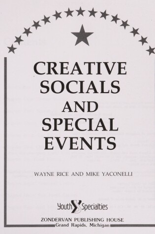 Cover of Creative Socials and Special Events