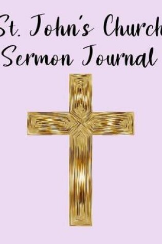 Cover of St. John's Church Sermon Journal