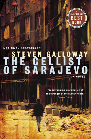 Book cover for The Cellist of Sarajevo