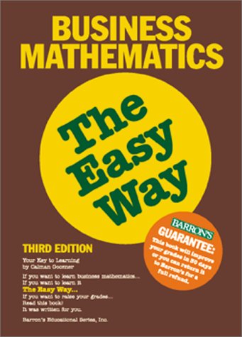 Cover of Business Math the Easy Way