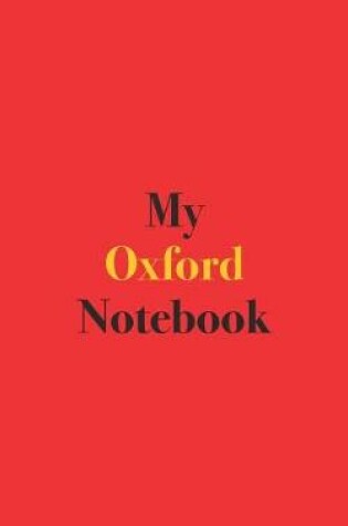 Cover of My Oxford Notebook