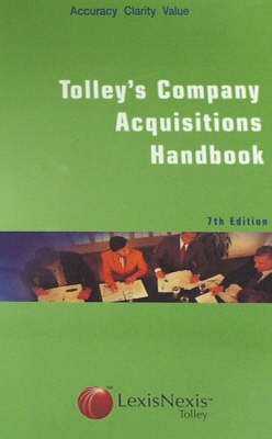 Cover of Tolley's Company Acquisitions Handbook