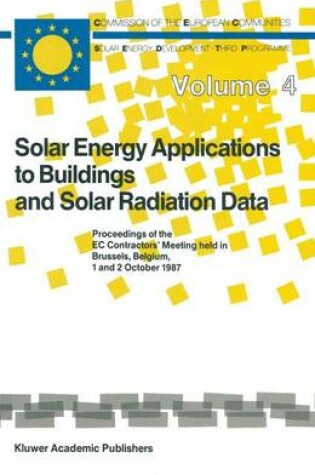 Cover of Solar Energy Applications to Buildings and Solar Radiation Data