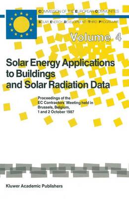 Book cover for Solar Energy Applications to Buildings and Solar Radiation Data