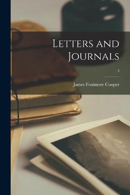 Book cover for Letters and Journals; 5