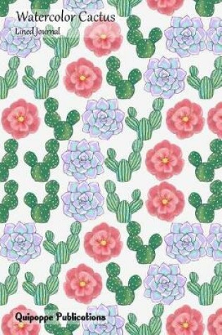 Cover of Watercolor Cactus Lined Journal