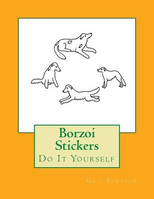 Book cover for Borzoi Stickers