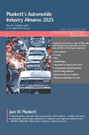 Cover of Plunkett's Automobile Industry Almanac 2025