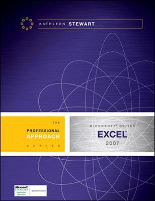 Book cover for Microsoft Excel 2007: A Professional Approach