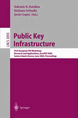 Book cover for Public Key Infrastructure