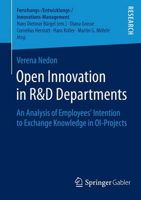 Book cover for Open Innovation in R&D Departments