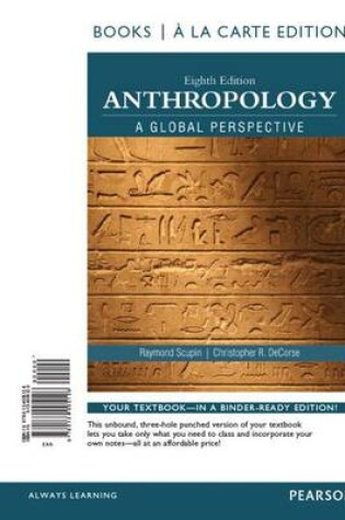 Cover of Anthropology a Global Perspective, Books a la Carte Edition