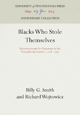 Book cover for Blacks Who Stole Themselves