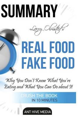 Book cover for Summary Larry Olmsted's Real Food/Fake Food