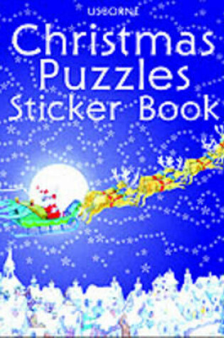 Cover of Christmas Puzzles Sticker Book