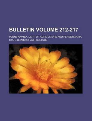 Book cover for Bulletin Volume 212-217