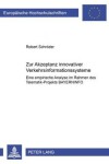 Book cover for Zur Akzeptanz Innovativer Verkehrsinformationssysteme