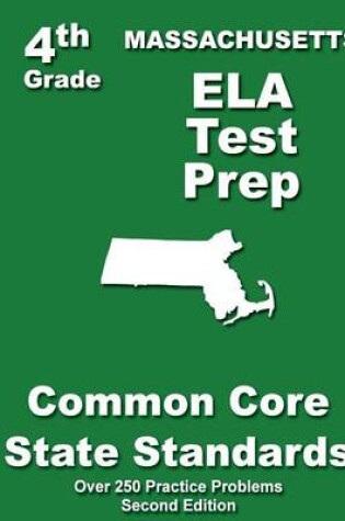 Cover of Massachusetts 4th Grade ELA Test Prep