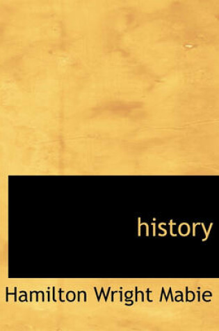 Cover of History